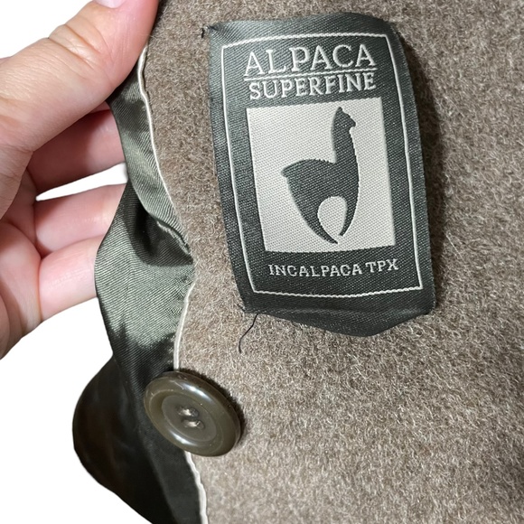 Alpaca Blend Coat 6 Peru Wool Superfine Hilary Radley - Picture 6 of 15